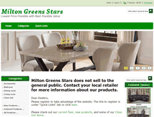 Tablet Screenshot of miltongreensstars.com